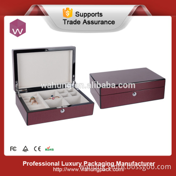 Top quality highly welcomed jewellery wooden box with compartments
